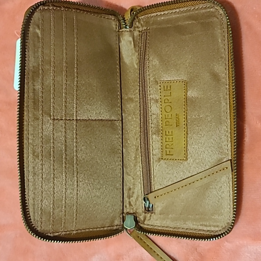 Free People 100% Vegan Leather Clutch